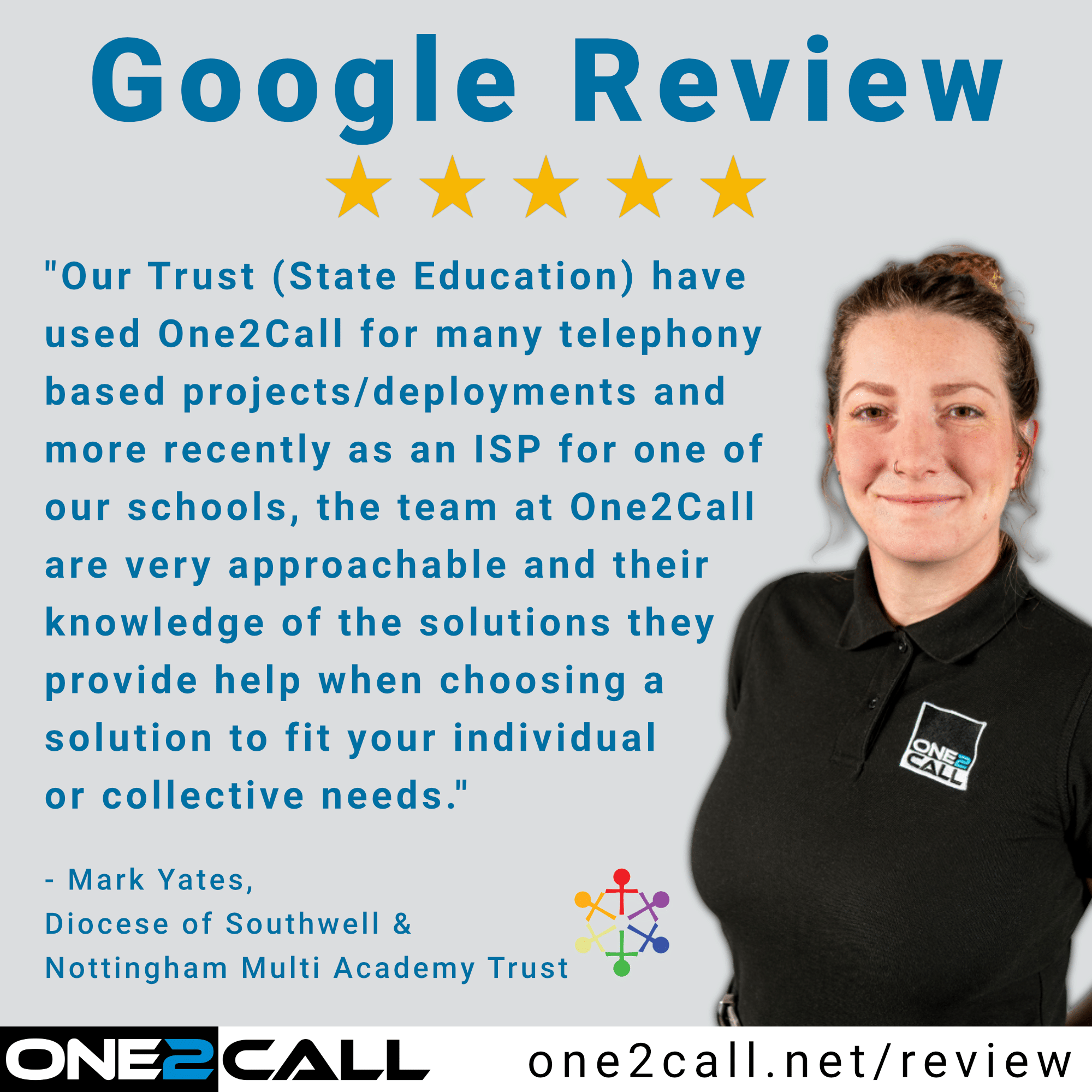 One2Call Google Review